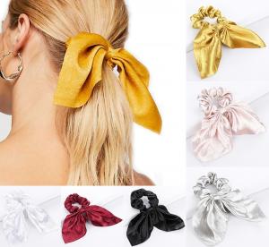  Scrunchie med rosett