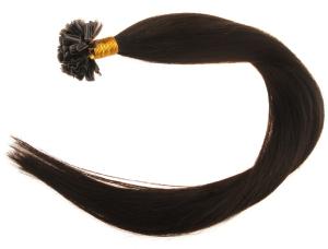  #2 Mörkbrun - Original äkta löshår remy nagelslingor