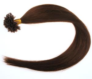  #4 Mörkbrun - Original äkta löshår remy nagelslingor