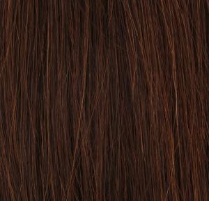  #4 Mörkbrun - Original äkta löshår remy nagelslingor