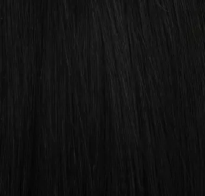 #1 Svart - Original äkta löshår remy microringar loop