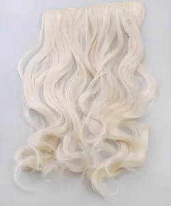  Löshår lockigt 5 Clip on - Platina/Ljusblond #613A/1001B