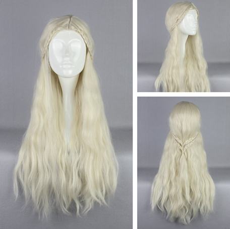  Peruk Cosplay för Daenerys