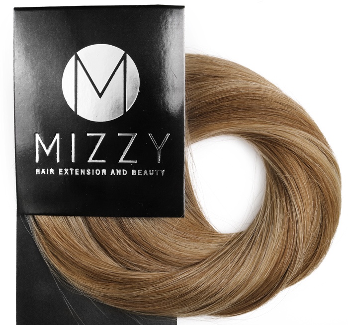  #10/20 Brun & Mörkblond - Classic äkta löshår remy clip-on