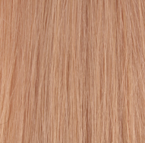 #18 Mörkblond - Original äkta löshår remy nagelslingor