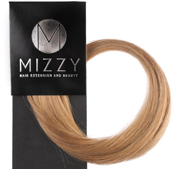  #18 Mörkblond - Classic äkta löshår remy nagelslingor