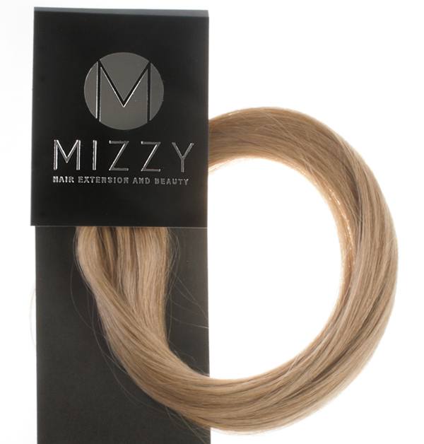  #18 Mörkblond - Premium äkta löshår remy microringar loop