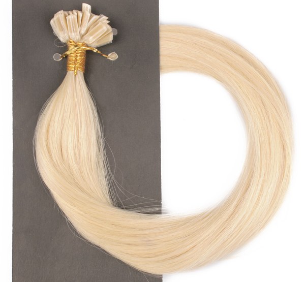  #60 Ljusblond - Classic äkta löshår remy nagelslingor