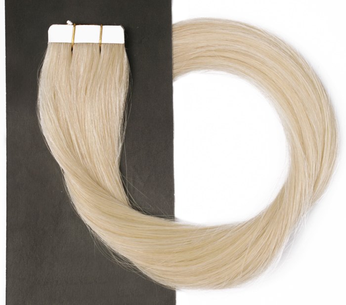  #60 Ljusblond - Classic äkta löshår remy tejp
