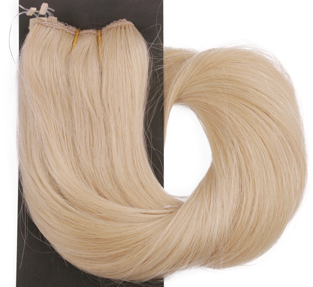 #613 Ljusblond - Classic äkta löshår remy gloriatråd