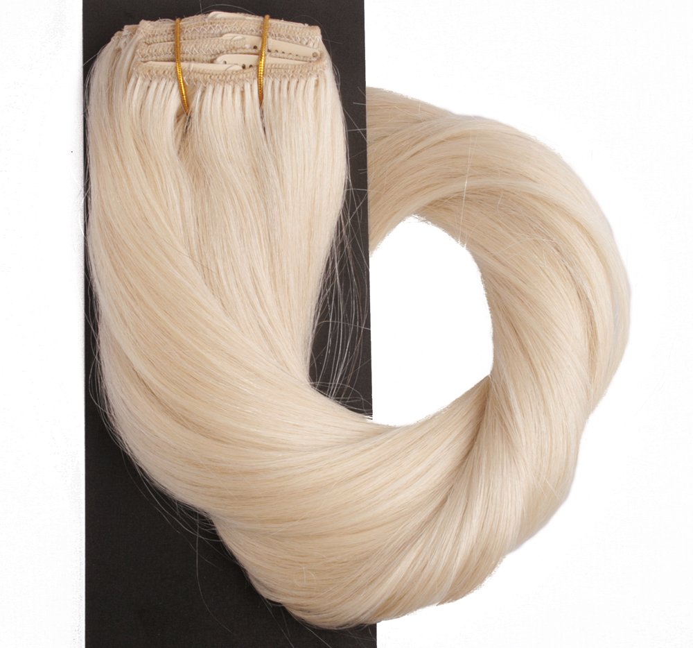  #90 Ljusblond - Classic kta lshr remy clip-on