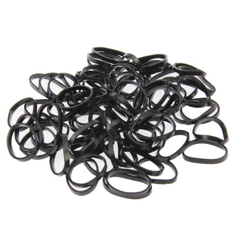  Minihårsnoddar svarta - 80pack