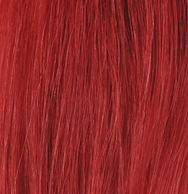  #RED Röd - Premium äkta löshår remy nagelslingor