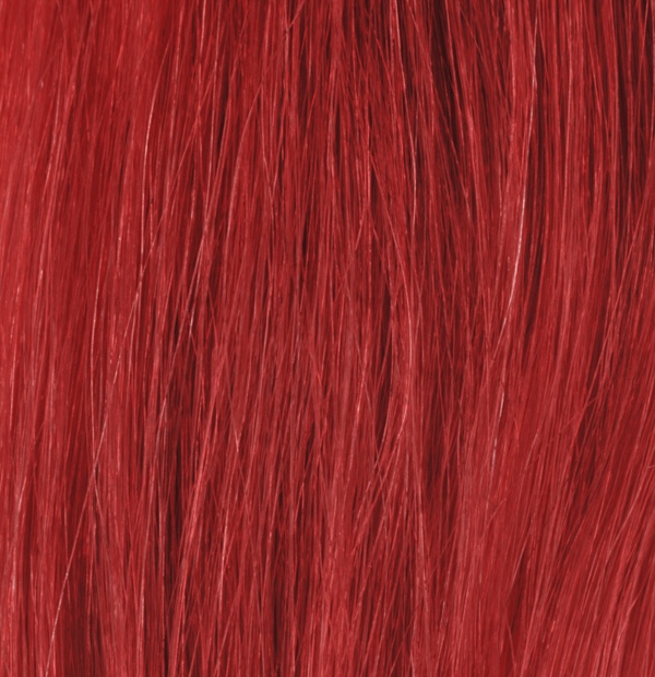  #RED Röd - Premium äkta löshår remy clip-on