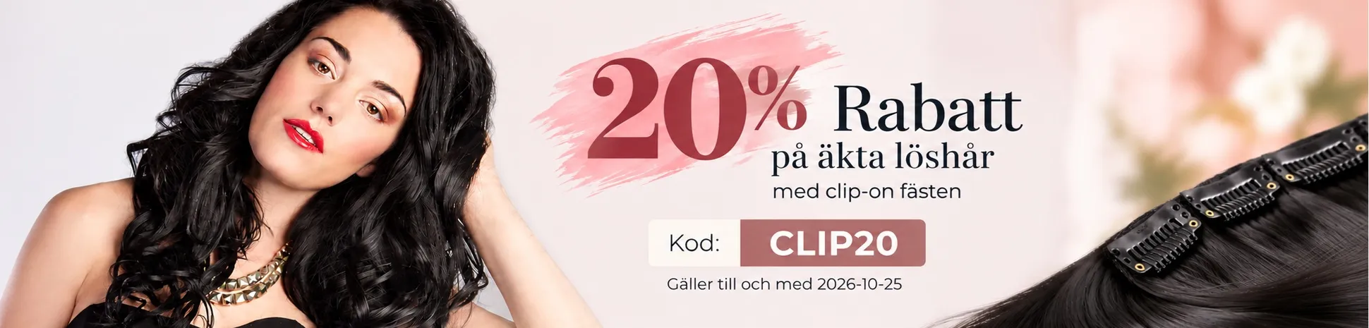 20 % rabatt p&aring; &auml;kta clip-on-l&ouml;sh&aring;r hos Mizzy &ndash; rabattkod CLIP20