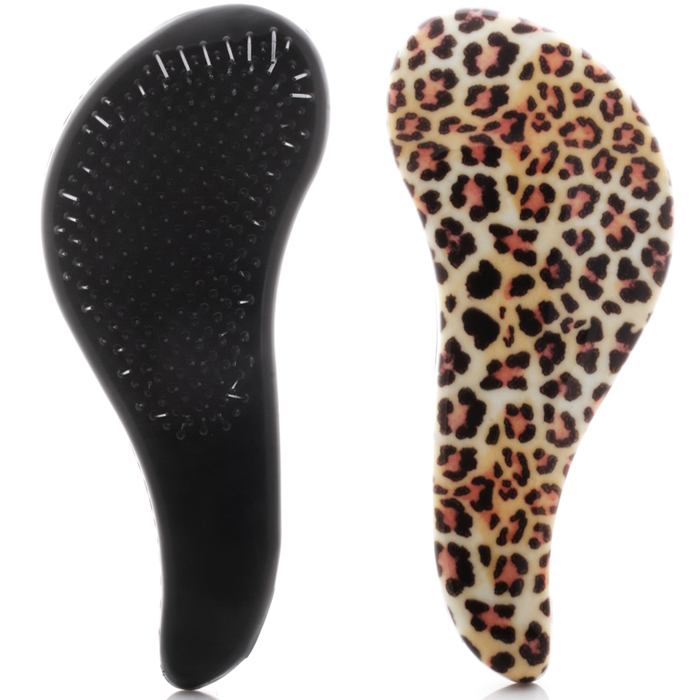  Mizzy Tangler brush - Leopardmnster brun