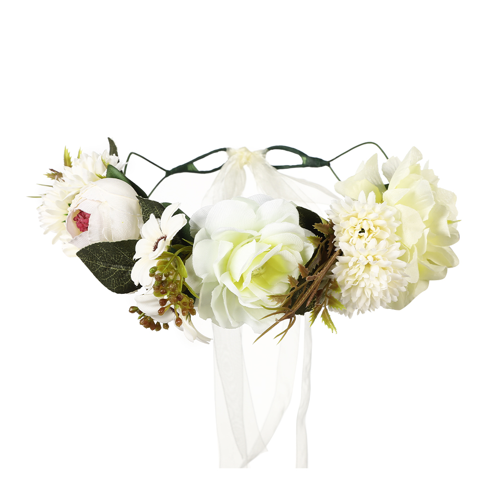 Blomkrans vit till Midsommar