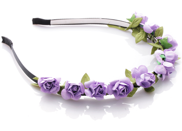  Diadem små rosor till Midsommar