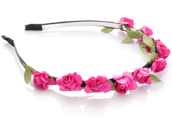  Diadem små rosor till Midsommar