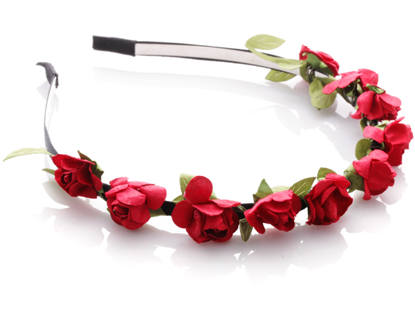  Diadem små rosor till Midsommar