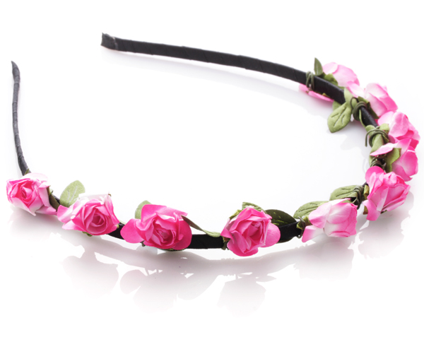  Diadem små rosor till Midsommar