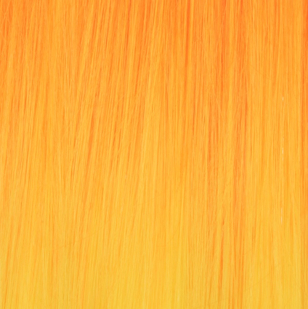  Löshår rakt 5 Clip on dip dye - Orange & Gul