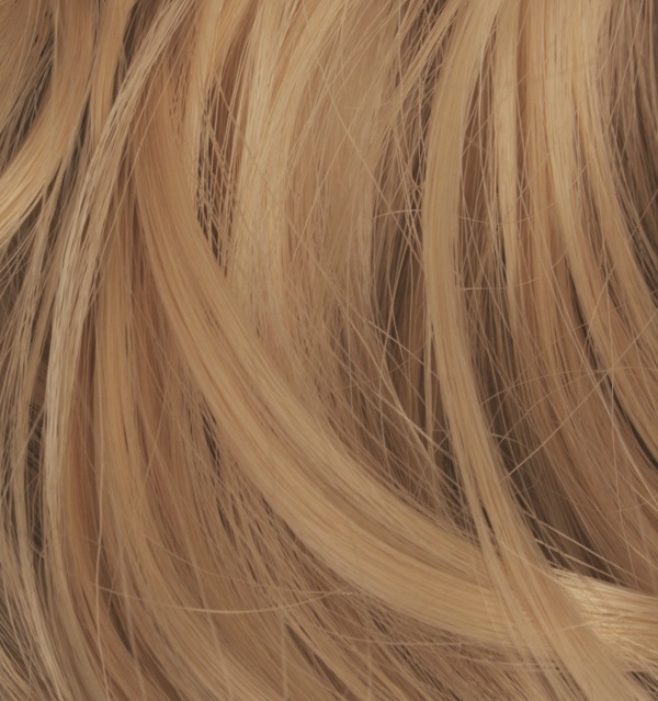  #22 Mellanblond/Mörkblond - Wrap-on hästsvans lockig syntetiskt löshår