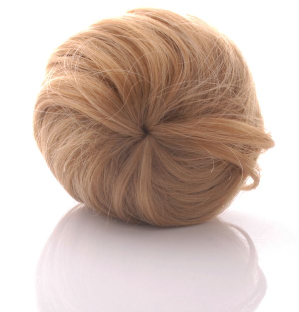  Hair bun - Rak mrkblond #27/613
