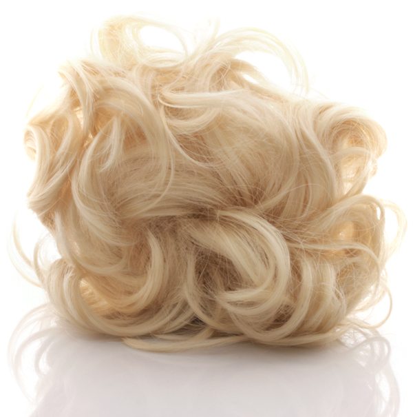  Hair bun - Lockig blond #613