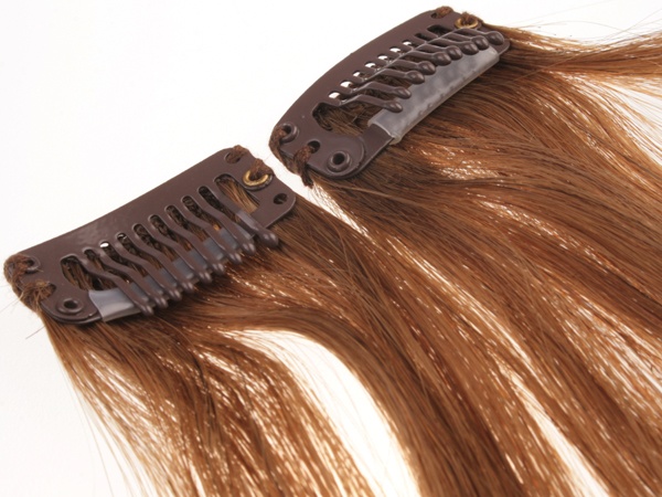  #8 Brun - Original kta lshr remy clip-on