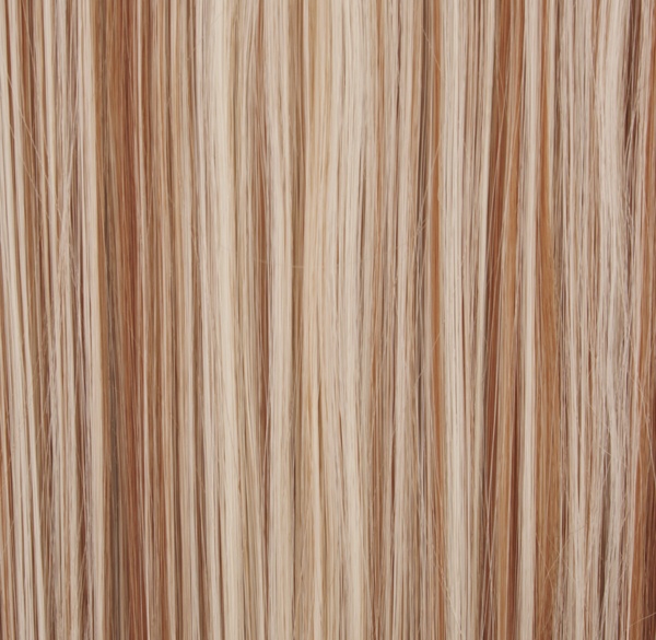 Löshår rakt 5 Clip on - Slingat blond & brun #F12/613