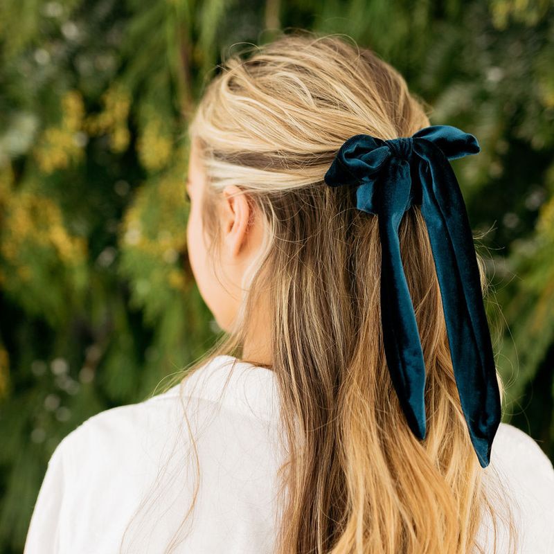  Scrunchie med rosett